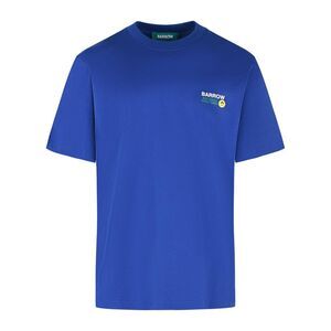 Barrow Blue Cotton T-Shirt Men